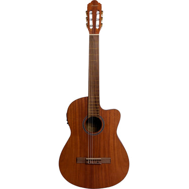 Guitarra Electroacustica Bamboo Gc-39-mahogany-q Con Funda 39 Pulgadas